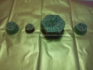 scudo psichico radionico di orgoniti orgone beeswax radionic shield by design of Servrranx brothers.