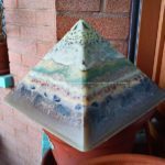 Pyramid orgonite beeswax