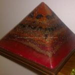 orgonite bees wax pyramid