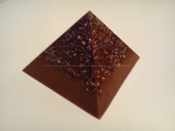 beeswax orgonite pyramid