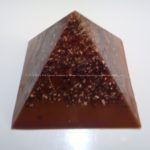 beeswax orgonite pyramid