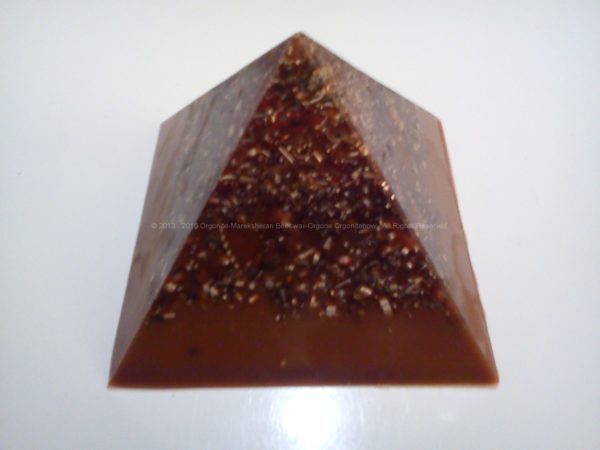 beeswax orgonite pyramid