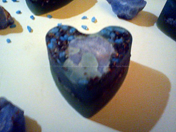 Orgonite Angelite Heart