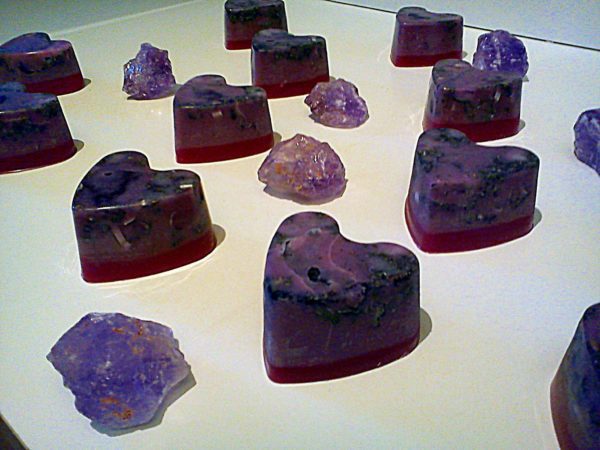 Orgonite Amethyst Heart