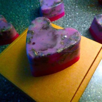 Orgonite Art Hearts beeswax