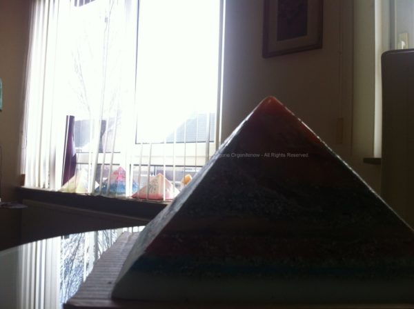 Coral Reef Pyramid Orgonite