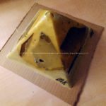 pyramid orgonite, beeswax crystals minerals metals and other materials