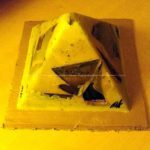 pyramid orgonite, beeswax crystals minerals metals and other materials