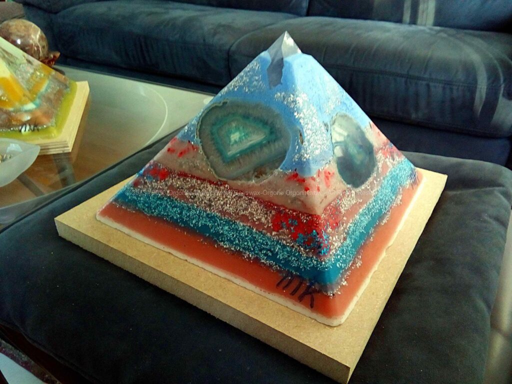 Electric Blue Pyramid