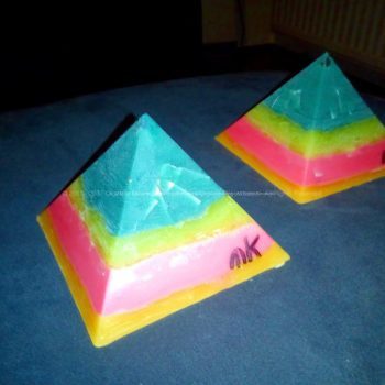 Orgonite pyramid twins excellence 012 - Maria Magdalena