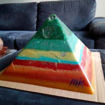 Election Day 24 cm pyramid orgonite