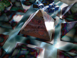 Rosa Rosae 24 cm pyramid orgonite