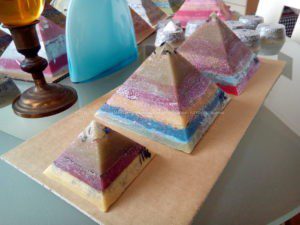 Antigua Giza pyramids orgonite set