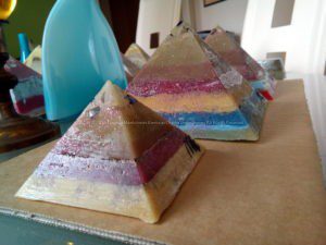 Antigua Giza pyramids orgonite set