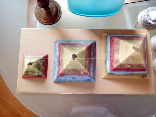 Sahara Giza pyramids orgonite set