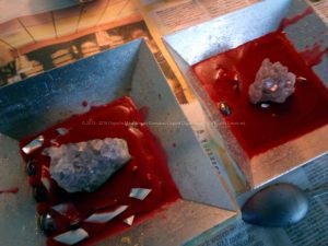 Healing Crystals - Gizah Pyramids Orgonite Set