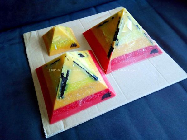 Euganee - Gizah pyramids orgonite set