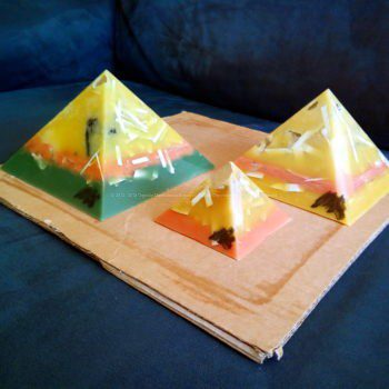 Ejutla Gizah pyramids orgonite set