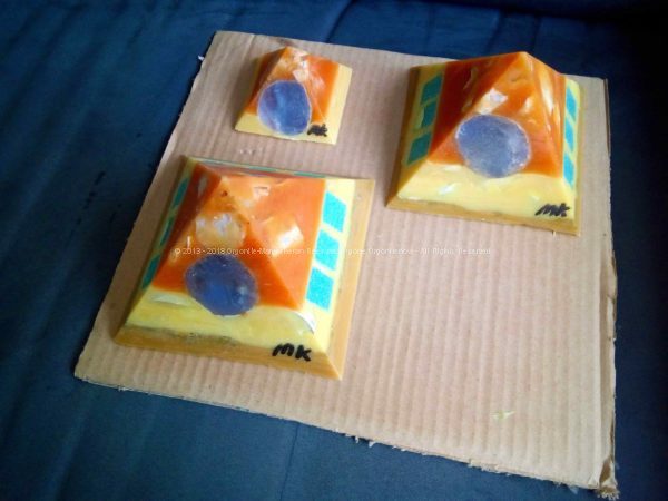 Holbox - Gizah pyramids orgonite set