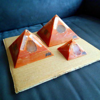 Machu Picchu Gizah pyramids orgonite set