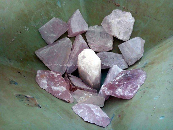 Full rose quartz jacket