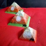 orgonite beeswax pyramids