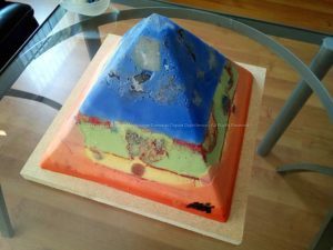 Stugeon Moon 24 cm beeswax pyramid orgonite